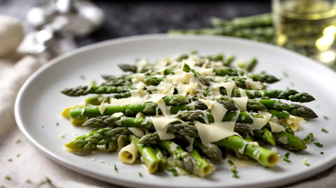 Fusilli pecorino asparagi"