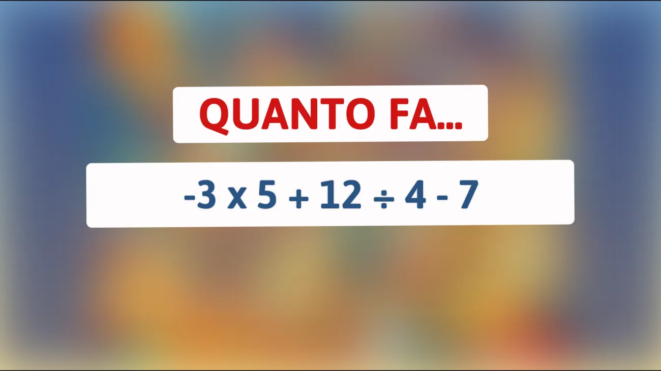 Scopri se hai un'intelligenza straordinaria: puoi risolvere questo indovinello matematico che solo i veri geni possono risolvere?"