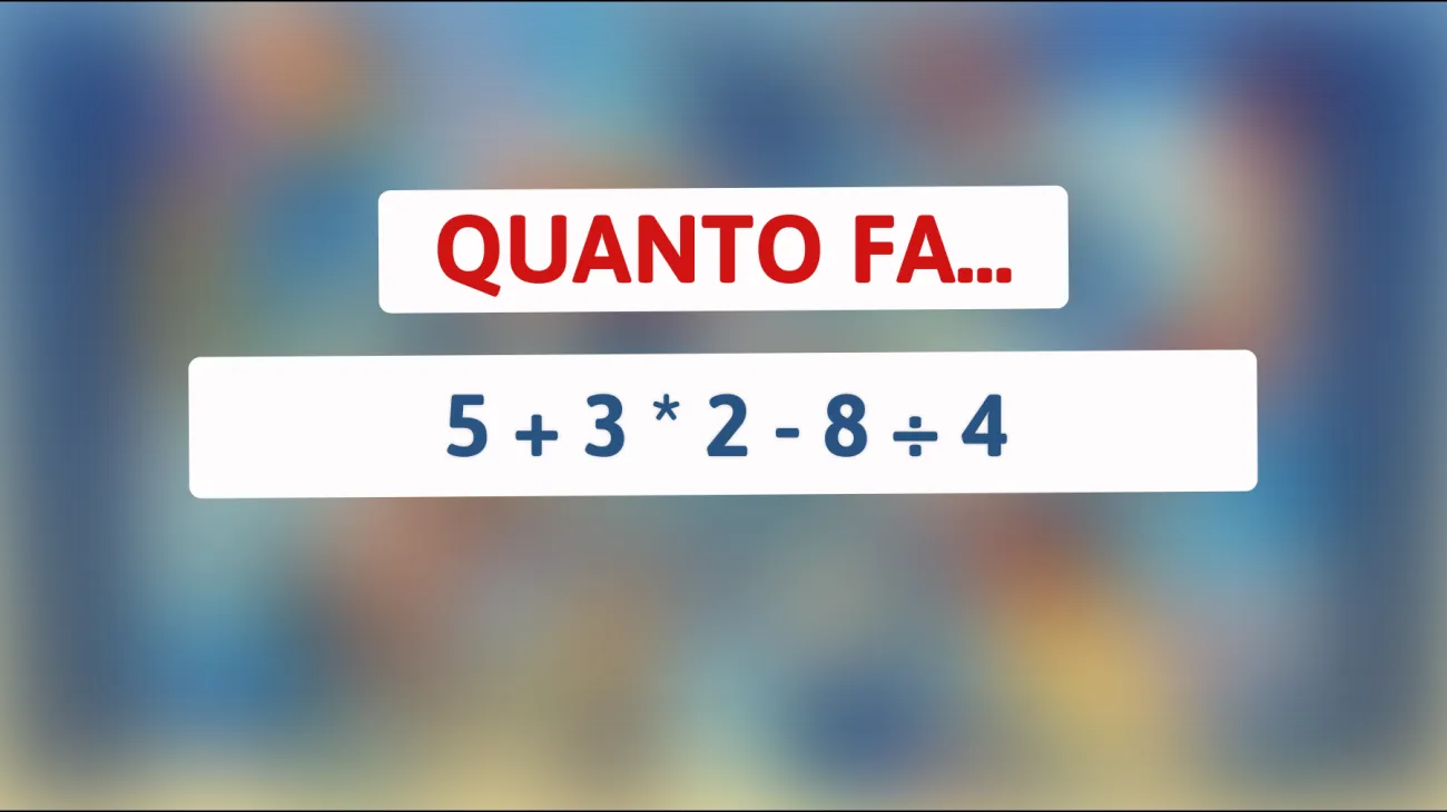 Solo il 1% delle persone può risolvere questo enigma matematico: sei tra i geni che possono farlo?"