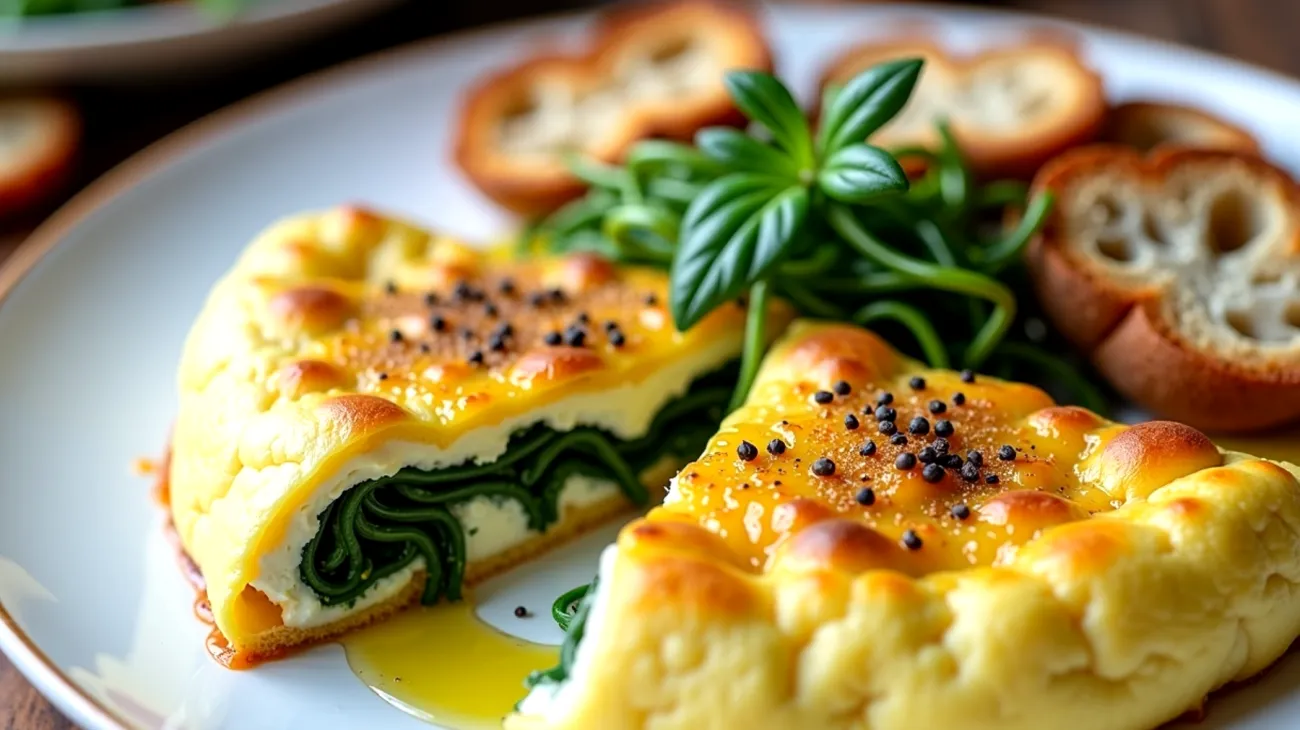Frittata agretti ricotta."